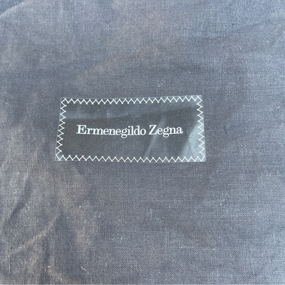 Ermenegildo Zegna Empty Designer Dust Bag Black 8 x 8" - Picture 2 of 5
